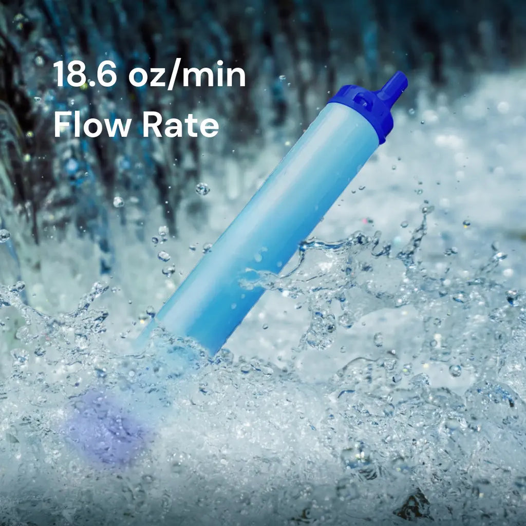 Flow rate of 18.6 ounces per minute
