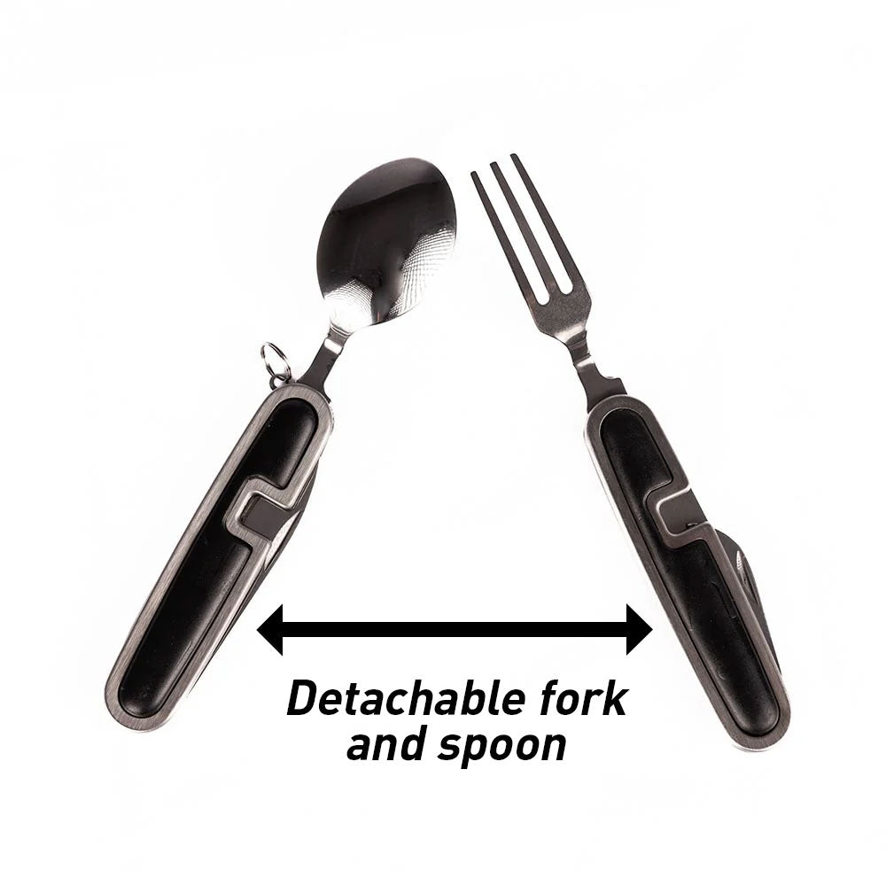 Fork and spoon detached
