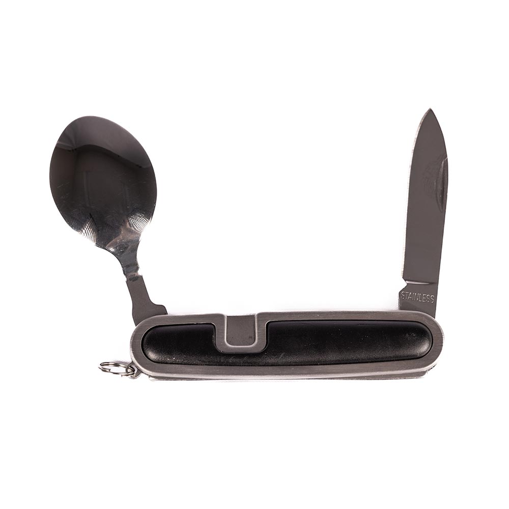 Spoon and knife extended