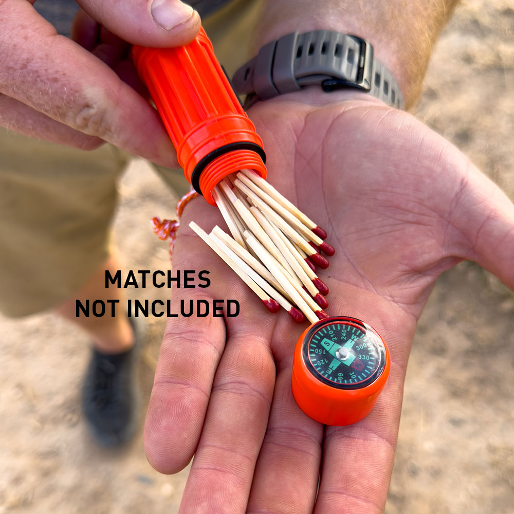 Matches stored inside the body