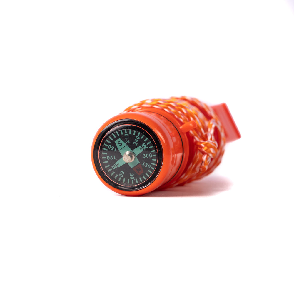 Compass set into the cap