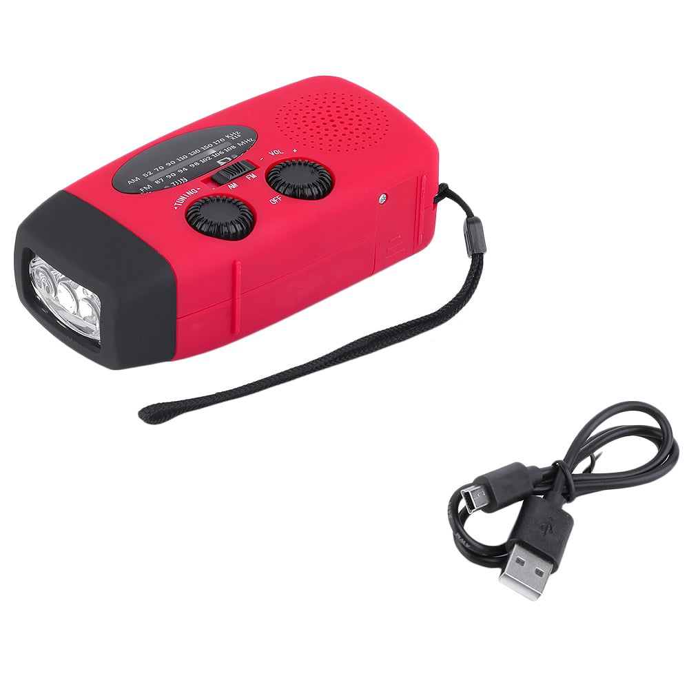 Radio with charging cable